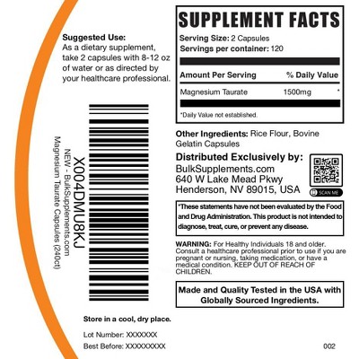 Magnesium Taurate Capsules