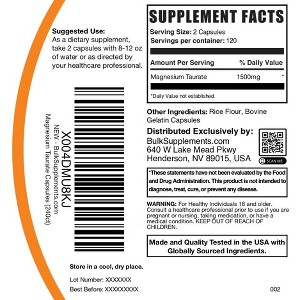 Magnesium Taurate Capsules - 1 of 4