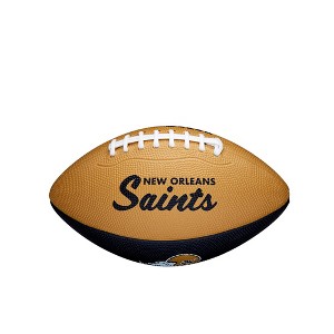 NFL Wilson Retro Jr Football - New Orleans Saints - 1 of 4