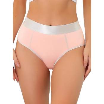 Allegra K Women's Plus Size High Waisted Tummy Control Available Briefs