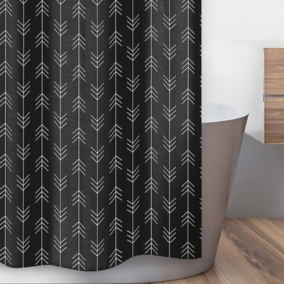 Lumberjack Collection Shower Curtain Black/White - Sweet Jojo Designs