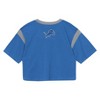 NFL Detroit Lions Women's Short Sleeve Fashion Crop Jersey - 3 of 3