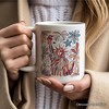 Patriotic Statue of Liberty and Fireworks Mug, Festive 4th of July Gift| OrnamentallyYou - 3 of 4
