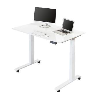 3 Tier White Ladder Desk 80.7'' Standing Desks for Small Space  Home Office 20kg