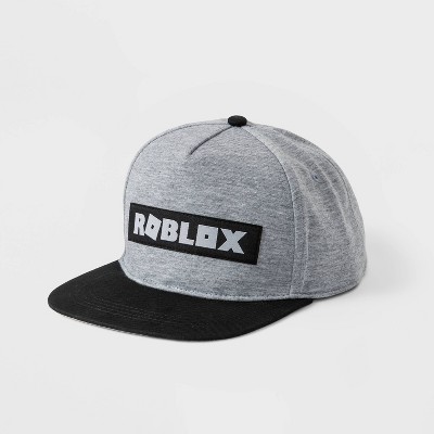 Kids' Roblox Flat Brim Baseball Hat - Gray