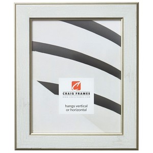 Crackle White and Gold Picture Frame - 1 of 4