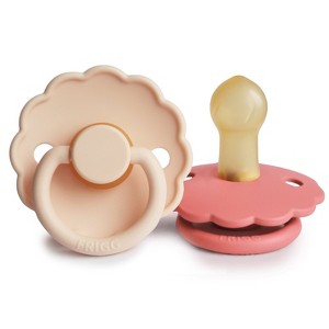 FRIGG Daisy Natural Rubber Pacifier 2-Pack - 1 of 4