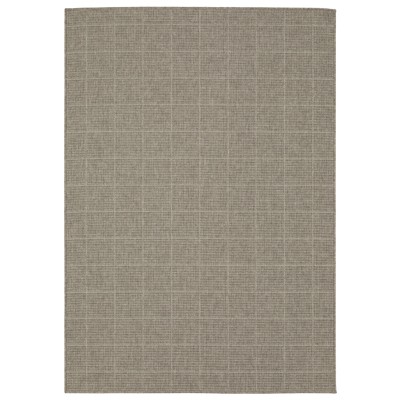Oriental Weavers Caicos CA04B Grey/ Light Grey Indoor/Outdoor Area Rug - 5'3" x 7'3"