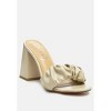 Noie Ruched Strap Block Heel Women Sandals - 3 of 4