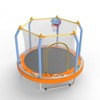SEVOBAL 55" Trampoline for Kids with Enclosure Indoor Outdoor Small Toddler Trampoline with Basketball Hoop for Boys Girls, Blue, 55"*55"*44" - 4 of 4