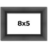 PosterPalooza | Photo Size Refined Black Picture Frame - UV Acrylic, Foam Board Backing, Hanging Hardware - 2 of 4