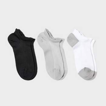 Women's Striped 3pk Low Cut Socks - A New Day™ Ivory 4-10 : Target