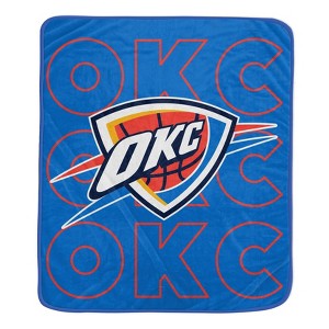 NBA Oklahoma City Thunder Echo Ultra Soft Blanket - 1 of 1