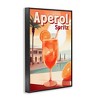 Stupell Industries Bright Tropical Aperol Spritz Black Framed Giclee Art - 3 of 4