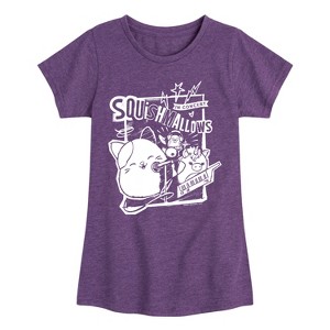 Girls' - Squishmallows - Concert Fitted Short Sleeve Graphic T-Shirt - 1 of 4