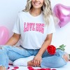 Simply Sage Market Women's Love Bug Hearts Short Sleeve Graphic Tee - 2 of 4