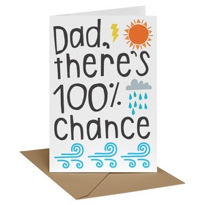 Recycled Paper Greetings Father's Day Card for Dad 100 Percent Chance - 1 of 3