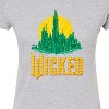 Women's - Wicked - Emerald City Fitted Graphic T-Shirt - 2 of 3