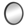 DOMETOUR 20x1.5" Wood Wall Mirror Transitional Decor Style with Frame of Solid Mango Wood Wall Decor for Bathroom, Entryway Console - 3 of 4