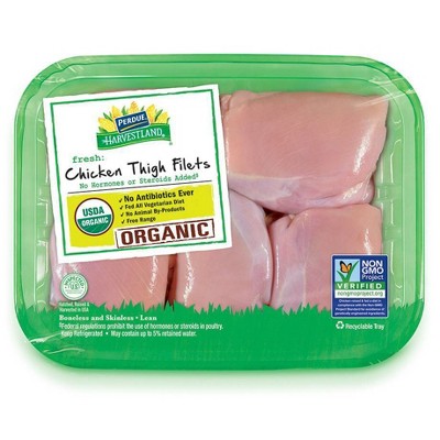 Perdue Harvestland Organic Boneless Skinless Chicken Thighs - 1-2 lbs - price per lb