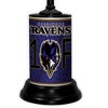 NFL 18-inch Desk/Table Lamp with Shade, #1 Fan with Team Logo, Baltimore Ravens - 2 of 3
