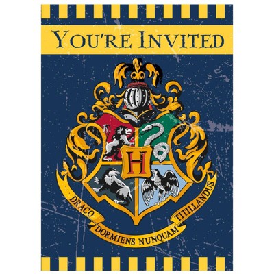 Harry Potter 8ct Party Invites