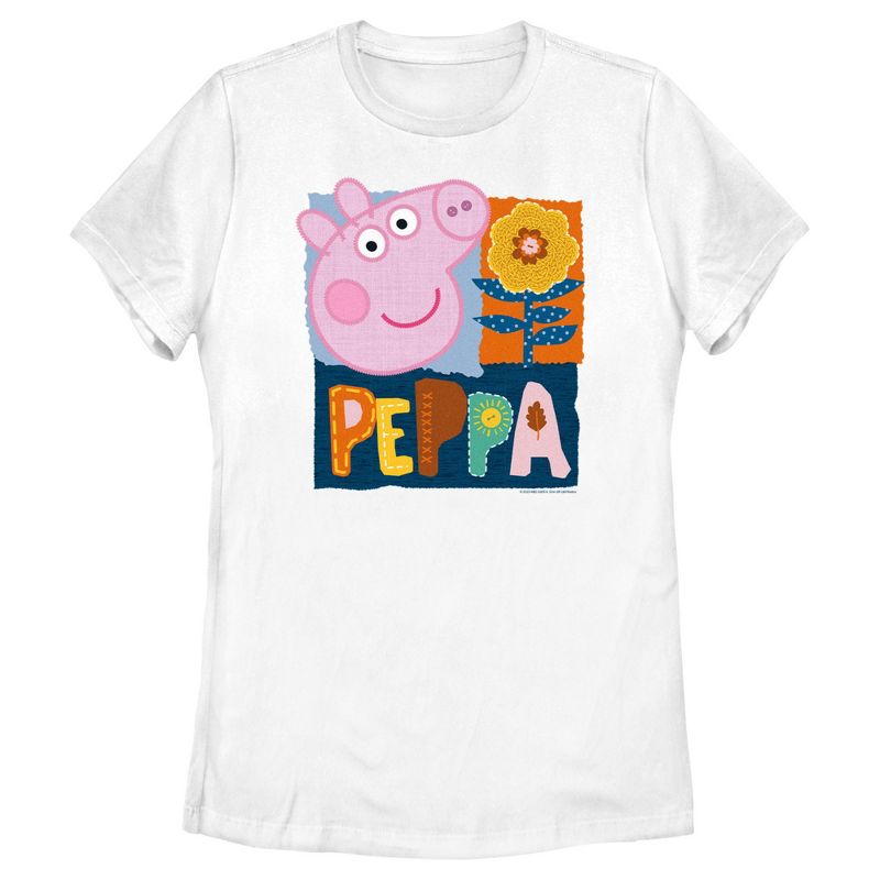 Women's Peppa Pig Spring Portrait T-Shirt, 1 of 5