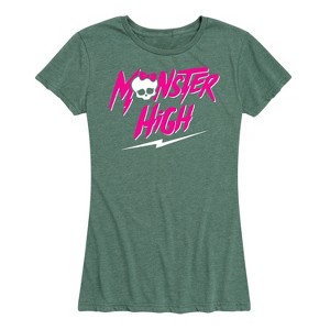 Women's - Monster High - Monster High Lightning Logo Short Sleeve Graphic T-Shirt - 1 of 4