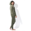 Felina - Womens Velour Zip Hoodie and Jogger Set  Soft 2-Piece Tracksuit Lounge Set - 3 of 4
