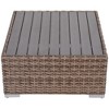 Resenkos 7-Piece Rattan Sectional Set, Outdoor Sectional Furniture, PE Rattan, Beige - 4 of 4