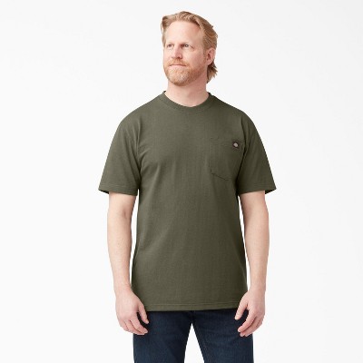 Dickies Heavyweight Short Sleeve Pocket T-shirt, Military Green (ml ...