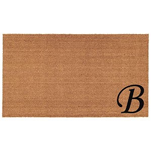 Calloway Mills 153621830B Urban Chic Monogram Doormat 17" x 29" (Letter B) - 1 of 2