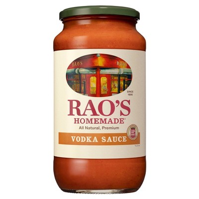 Rao's Homemade Creamy Vodka Sauce with Parmigiano & Pecorino Cheese Premium Quality All Natural Keto Friendly & Carb Conscious - 24oz