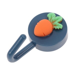 Unique Bargains Utility Adhesive Hook Carrots 1.97"x1.18" 1 Pcs - 1 of 4