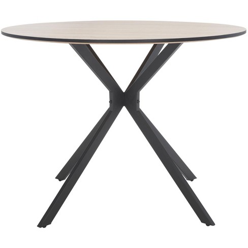 Rixley Dining Table - Natural/Black - Safavieh - image 1 of 4