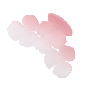 Unique Bargains Christmas Hair Clips Shamrock for Christmas 3.35"x1.97"x1.57" Gradient Pink 1 Pc - 1 of 4