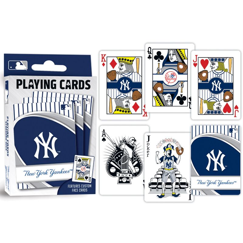 MasterPieces Officially Licensed MLB New York Yankees Playing Cards - 54 Card Deck for Adults, 4 of 6