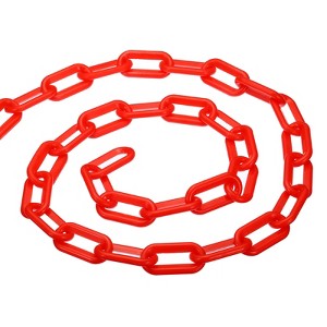 Unique Bargains Adjustable Crowd Control Driveway Plastic Chain Barrier with Snap Hooks - 1 of 4