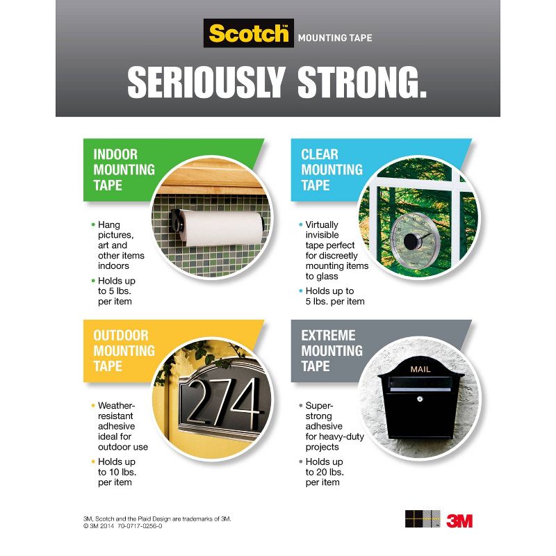 Scotch Create Double-Sided Foam Mounting Tape, 5 of 18