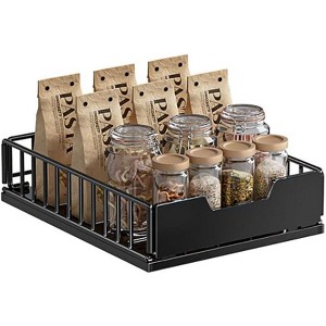 COZONY Pull Out Cabinet Organizer with Dual Installation, Heavy Duty Carbon Steel Slide Out Shelves for Kitchen Bathroom Storage - 1 of 4