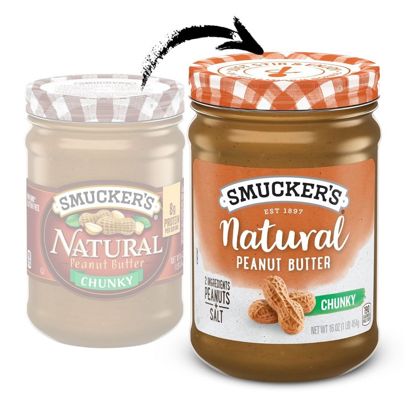 Smucker&#39;s Natural Chunky Peanut Butter - 16oz, 3 of 8