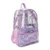 Packed Party Backpack, Women's Fashion Shoulder Knit Book Bag; Trendy Unicorn Confetti Look for School, Work, and Travel (Purple -Party Like a - 3 of 4