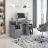 NicBex 47.25 Inch Computer Home Office Desk with 2 Drawers,Keyboard Tray and Open Shelves - 2 of 4