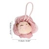 Unique Bargains Bathroom Cartoon Bath Shower Loofah Sponge 4.13"x4.53" Pink 1 Pc - 4 of 4