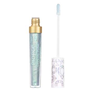 Pacifica Crystal Punk Holographic Mineral Lip Gloss Cosmos - 0.14oz
