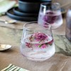 over&back Set of 4 13oz Clear Modern Contemporary Stemless Mouth-Blown Glassware Clear: Dishwasher-Safe, Lead-Free, Cold Beverages - 2 of 4