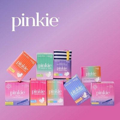 Pinkie Tween & Teen Organic Cotton Tampon Multipack - Regular & Super Absorbency - 36ct
