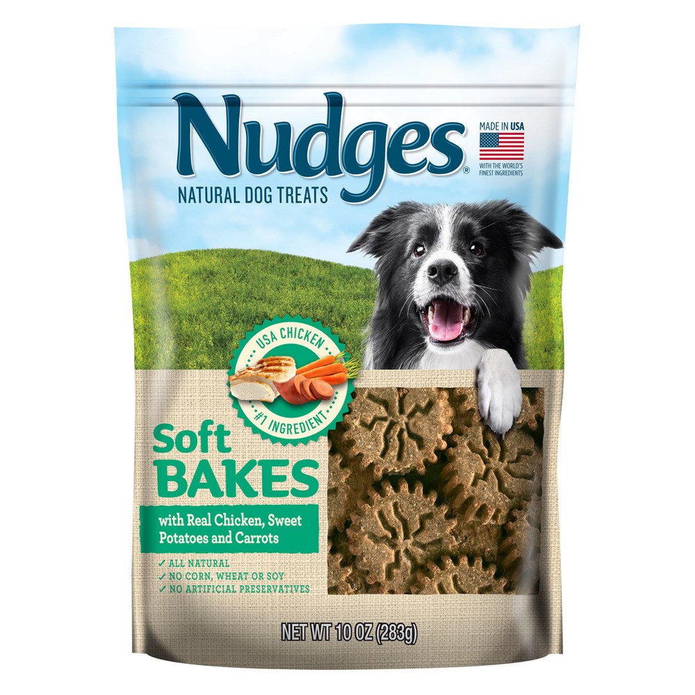 UPC 031400073035 product image for Nudges Chicken, Sweet Potato & Carrot Bakes Natural Dog Treats - 10oz | upcitemdb.com