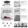 Cosmo COS-UMC36 36 in. Haven Collection 380 CFM Ducted Under Cabinet Range Hood, LED Lights, Touch Controls, Stainless Steel - 3 of 4