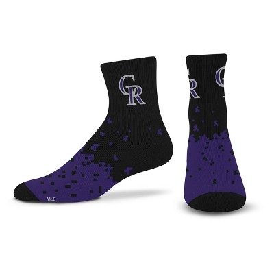 MLB Colorado Rockies Adult Quarter Socks